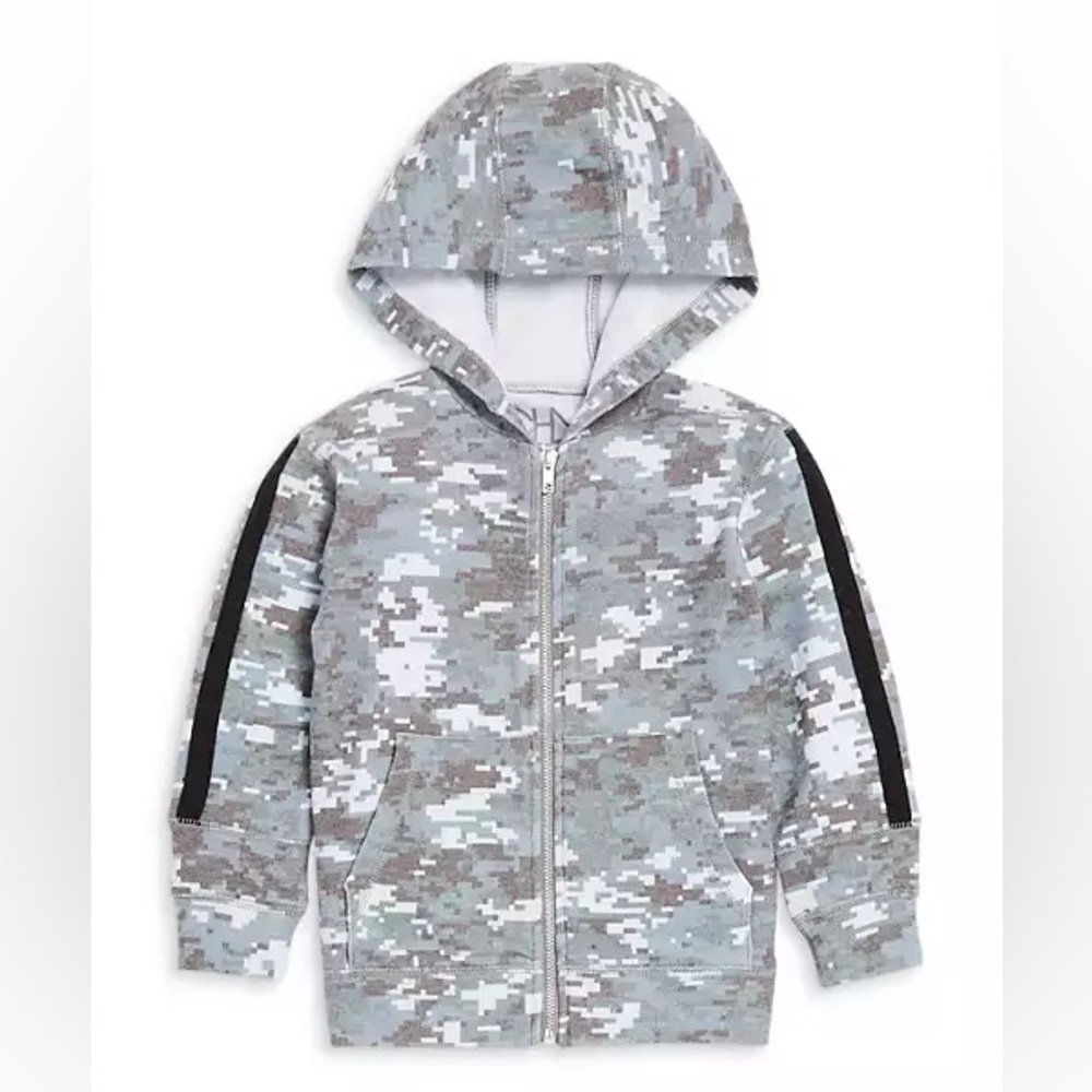 Chaser Boys' Camouflage Zip Hoodie - Little Kid NWT Size 6